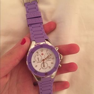 Michele rubber jelly watch